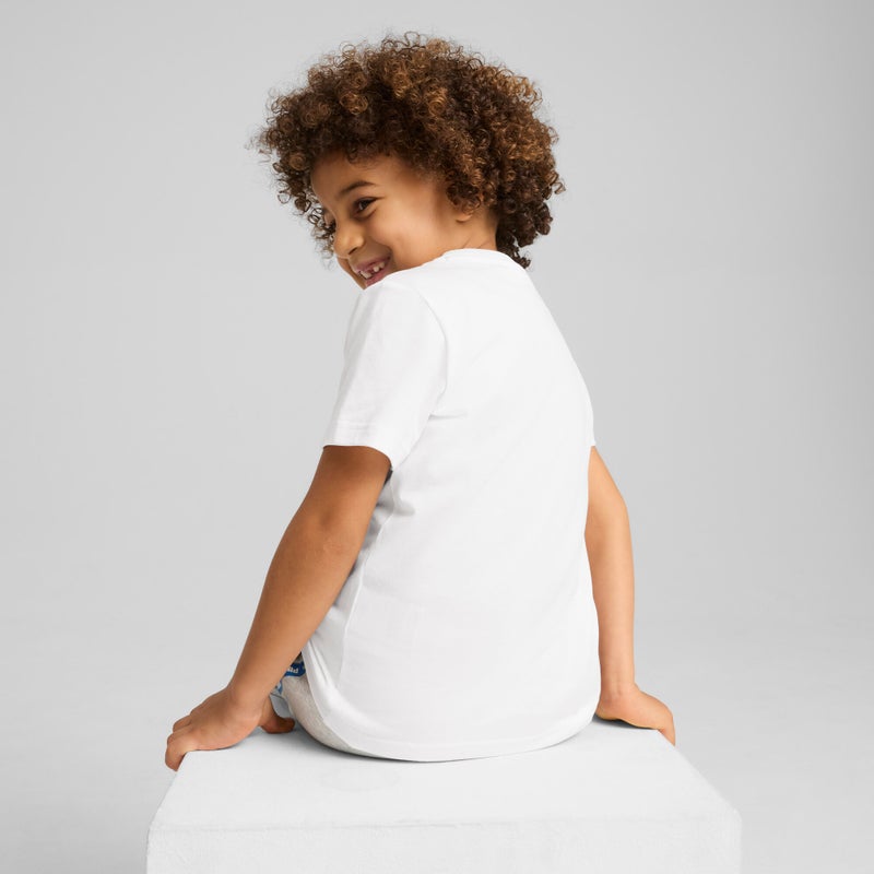 PUMA x HOT WHEELS Graphic Kids Boys White T-Shirt - Image 2